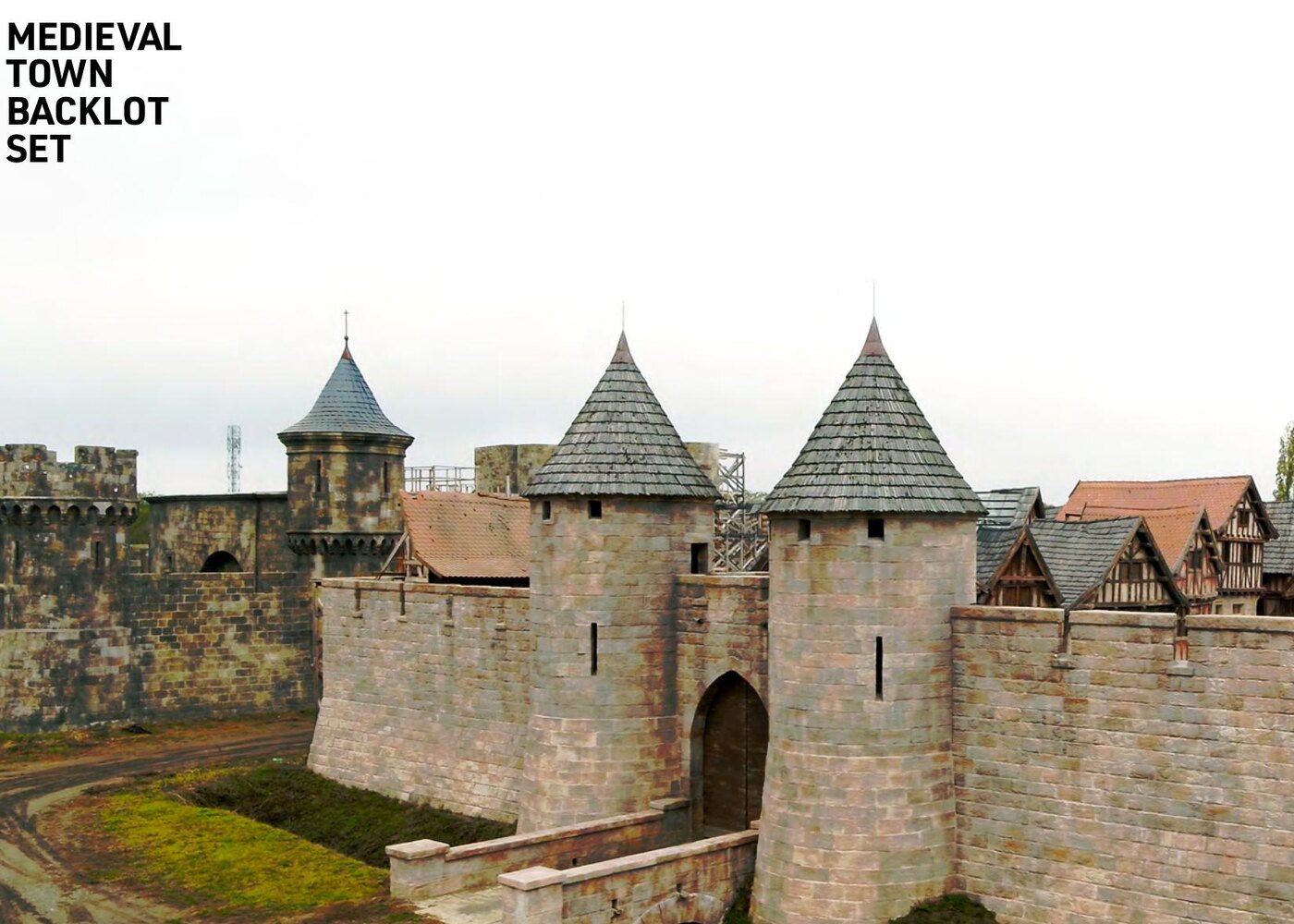 Medieval courtyard