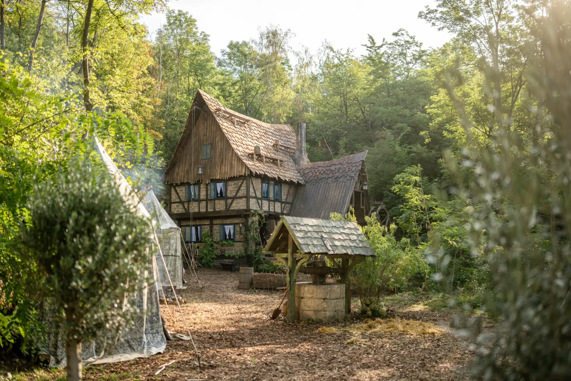 The Mill dressed as a historical production location
